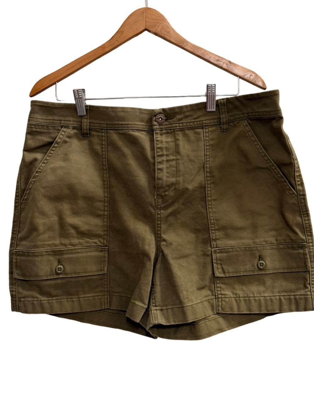 REI Co-op Cargo Shorts Olive Green Size 14